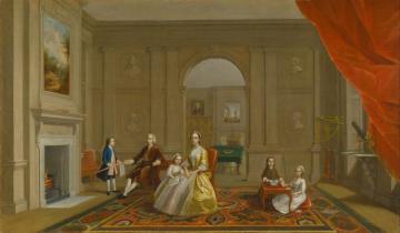 The John Bacon Family Artwork by Arthur Devis