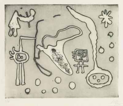 Serie-one Plate Artwork by Joan Miró