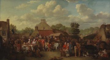 Pitlessie Fair Artwork by David Wilkie