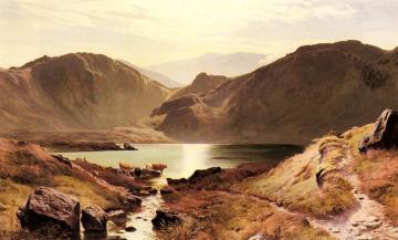 Easdale Tarn, Westmoreland Artwork by Sidney Richard Percy