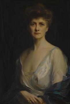 Portrait Of Mrs John W. Davis, Née Ellen G. Bassel Artwork by Philip Alexius de Laszlo