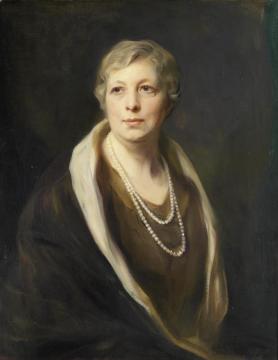 Portrait Of Mrs Olive Thring Artwork by Philip Alexius de Laszlo