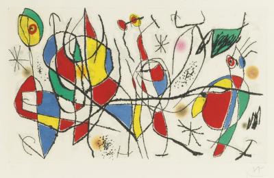 L'invitee Du Dimanche I Artwork by Joan Miró