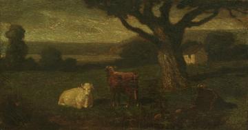 Pastoral Landscape Artwork by Albert Pinkham Ryder