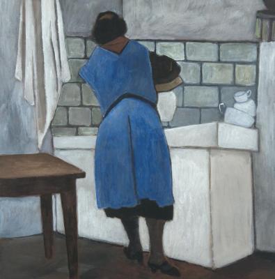 La Cuisiniere Rachel Artwork by Leon Spilliaert