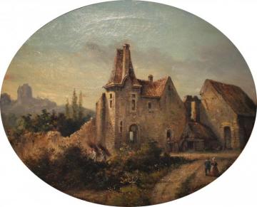 Ancien Manoir De Margon Artwork by Louis Moullin