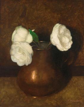 Koper Kannetje Met Rozen Artwork by Jan Mankes