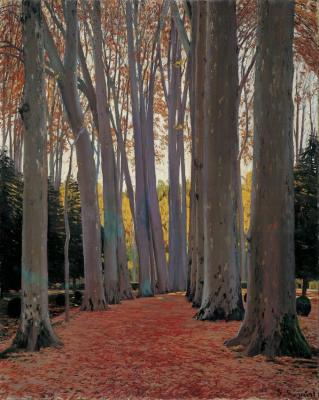 Avenue Of Plane Trees, 1916 Artwork by Santiago Rusiñol Prats