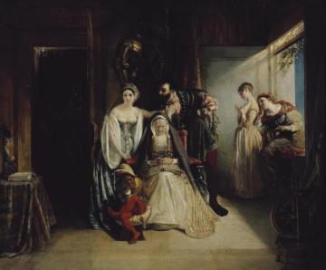 Francis The First And Diane Of Poitiers Artwork by Daniel Maclise