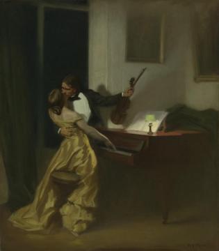 Kreutzer Sonata Artwork by René-françois-xavier Prinet