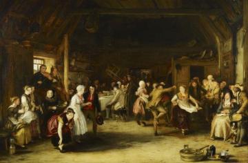 The Penny Wedding Artwork by David Wilkie