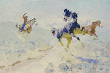 Pickin'a Good One Artwork by William Robinson Leigh