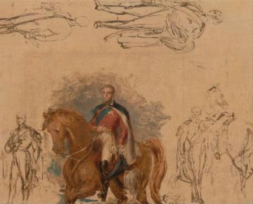 Studies For The Duke Of Wellington Artwork by George Hayter