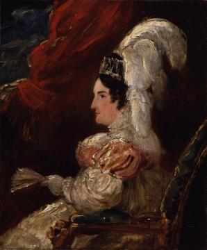 Queen Caroline, Wife Of George Iv During Her Trial Artwork by George Hayter