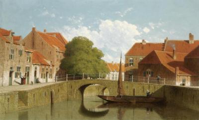 A View Of Amersfoort Artwork by Jan Weissenbruch