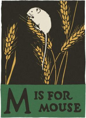 Alphabet - M Is For Mouse Artwork by C.b. Falls