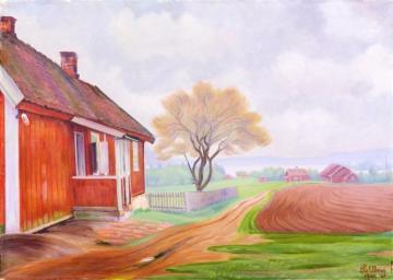 Sittpa,maridalen Artwork by Harald Oskar Sohlberg