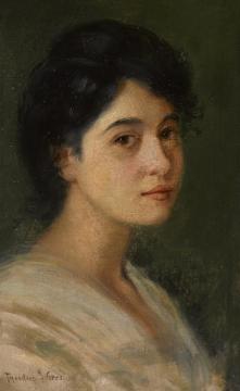 A Hawaiian Belle, Honolulu,1910 Artwork by Theodore Wores