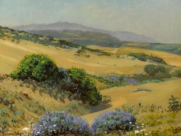 Dunes In Bloom Artwork by Theodore Wores