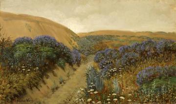 Over The Dunes To The Sea Artwork by Theodore Wores