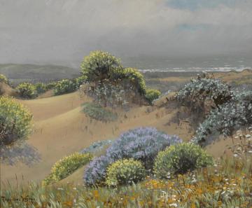 San Francisco Dunes,1912 Artwork by Theodore Wores