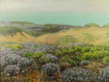 San Francisco Sand Dunes And Lake Merced Artwork by Theodore Wores