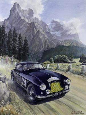Works Db2 1951 Alpine Trial Artwork by Michael Wright