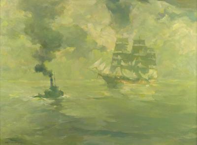 Wanderer Of The Past Artwork by Armin Hansen