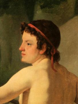 A Roman Boy Artwork by Christoffer Wilhelm Eckersberg