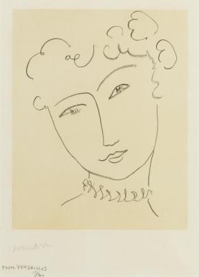 La Pompadour - Plate I Artwork by Henri Matisse