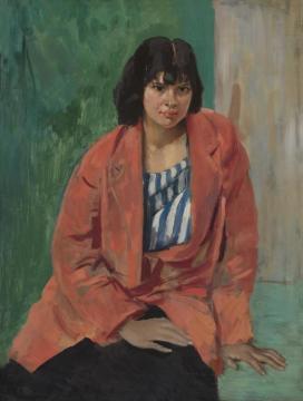 The Orange Jacket Artwork by Augustus Edwin John