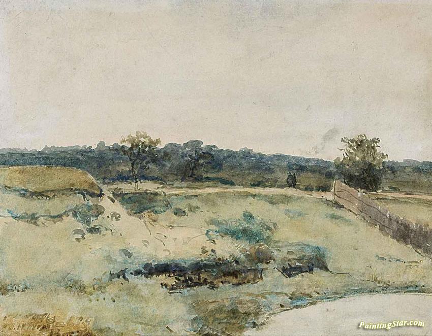 A Summer Landscape With Figures On A Path Artwork by Jan Weissenbruch