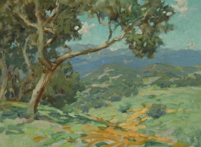 Landscape With Poppies Artwork by Granville Redmond