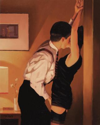 Game On (study) Artwork by Jack Vettriano
