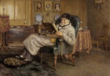 Thomas Carlyle,historian And Essayist Artwork by Helen Allingham