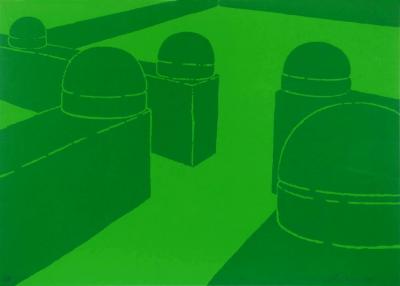 Hedges,1970 Artwork by Nicholas Monro