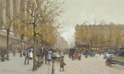 La Madeleine I Artwork by Eugene Galien-Laloue