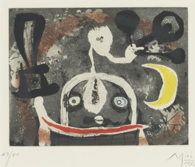 Serie Ii-one Plate Artwork by Joan Miró