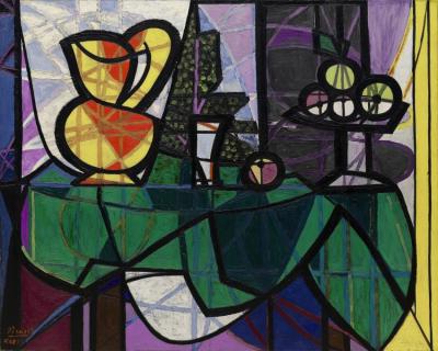 Pitcher And Bowl Of Fruit (pichet Et Coupe De Fruits) Artwork by Pablo Picasso