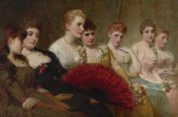 Fair Critics Artwork by George Elgar Hicks