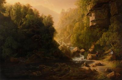 The Mountain Torrent Artwork by Francis Danby