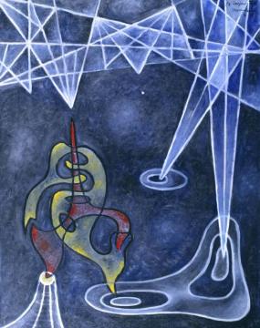 Determination Of Gender Artwork by Gordon Onslow-Ford