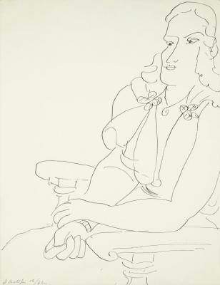Femme Assise I Artwork by Henri Matisse