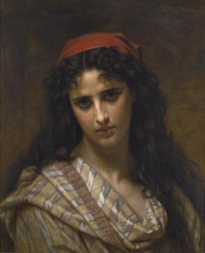 A Rare Beauty Artwork by Hugues Merle