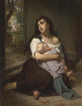 L'abandonnÉe Artwork by Hugues Merle