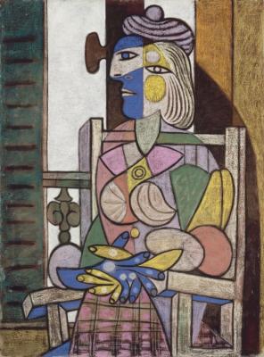 Femme Assise Devant La Fenetre Artwork by Pablo Picasso