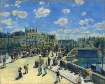 Pont Neuf,paris Artwork by Pierre Auguste Renoir