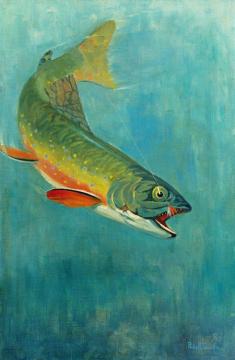 Catching The Bait Artwork by Philip R. Goodwin