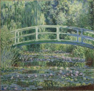 Water Lilies And Japanese Bridge Artwork by Claude Oscar Monet