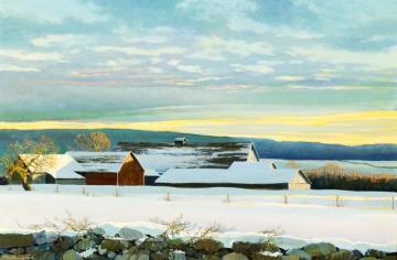 Winter Sky Artwork by Eric Sloane
